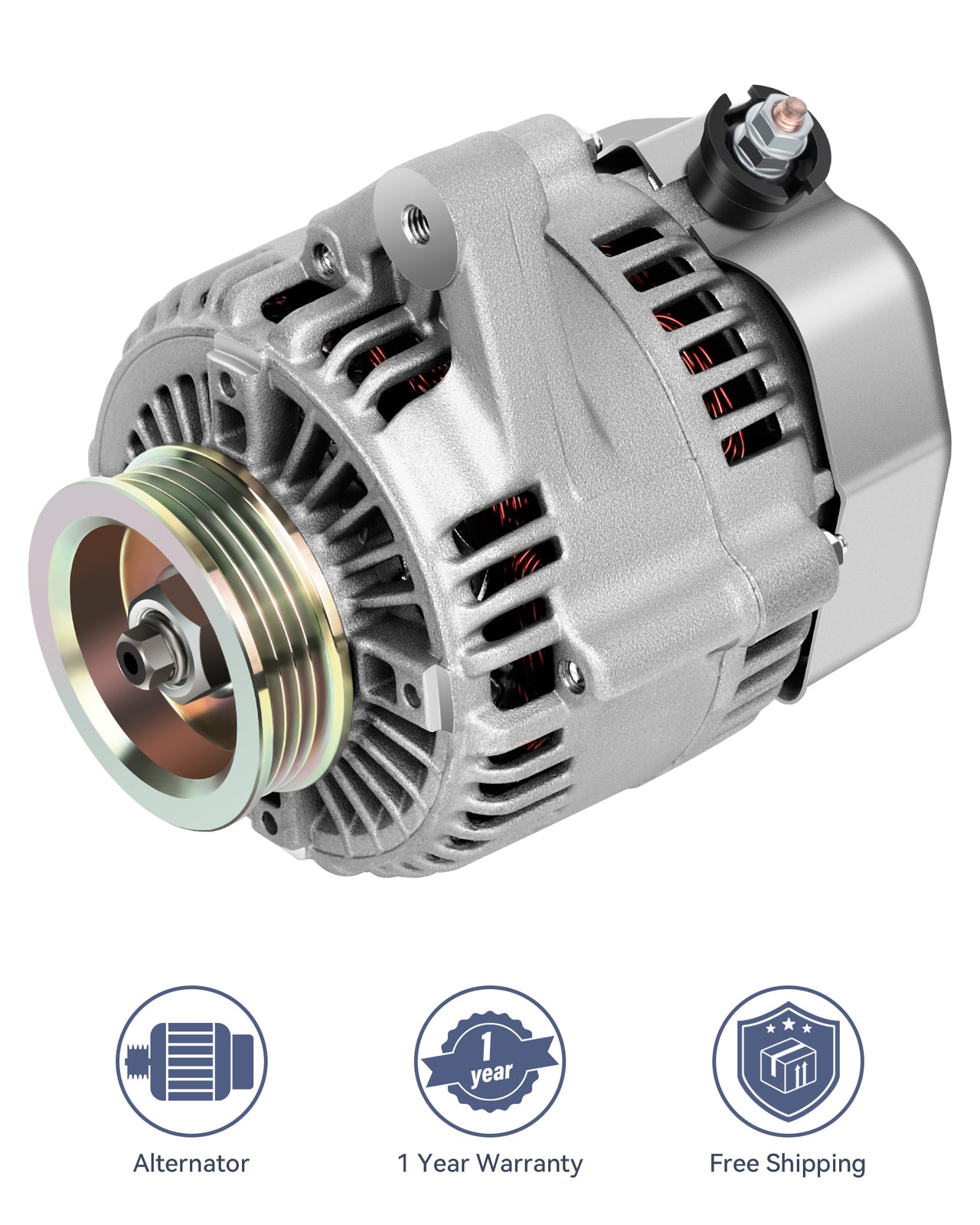 ya 27 7.2 New Alternator 101211-9810 Fit for 1997-2001 for Honda CR-V Sport Utility L4 2.0L