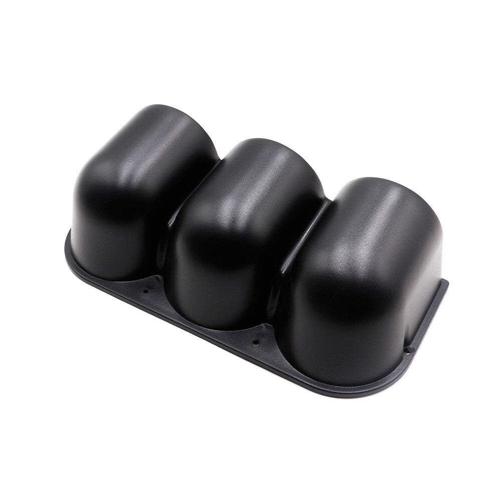 ya 5 8.7 2'' 52mm Universal Black ABS 3 Triple Dash Gauge Meter Pod Car Auto Mount Holder