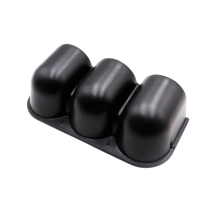 ya 5 8.7 2'' 52mm Universal Black ABS 3 Triple Dash Gauge Meter Pod Car Auto Mount Holder