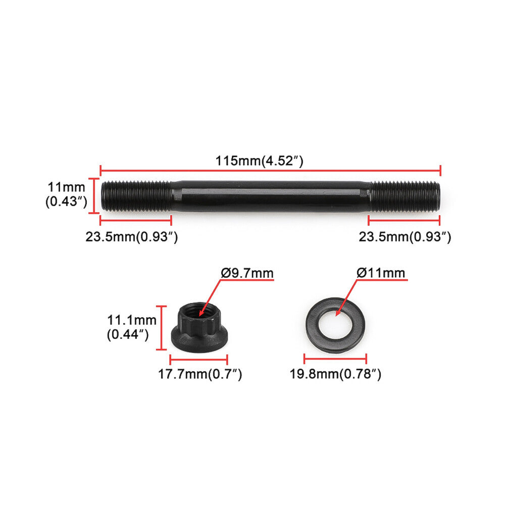 ya 5 8.7 Cylinder Head Stud Kit for Mitsubishi EVO8 EVO9 Eclipse 1994-2019 4G63 207-4203