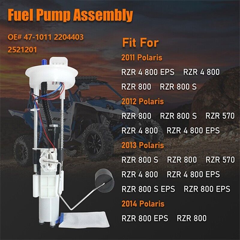ya 3 6.25.3 Fuel Pump Assembly 47-1011 For 2011 2013 2014 for Polaris RZR 800 /RZR 800 S/ RZR 4
