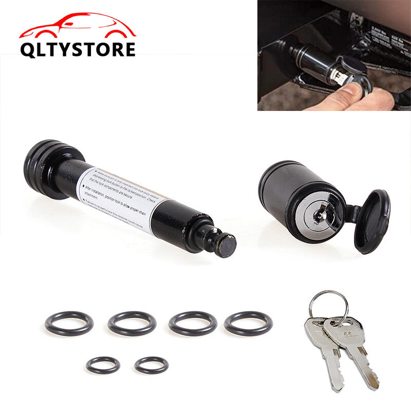 ya 2 6.26.2 Trailer Hitch Receiver Pin Lock Set Keyed Like 5/8 Pin For 2 Hitch Receiver