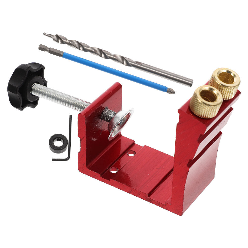 ya 25 1 Set portable drill guide Iron Pocket Screw Drill Bit Guide Angle Drill