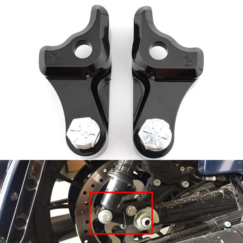 ya 5 8.7 Shock Absorber Rear Suspension Bracket Lowering Link Kit for Harley FLHX FLHR