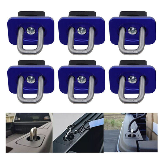 ya 8 5.27 Pair Inner-Bed Retractable Truck Bed Tie-Down Anchors for Chevy / for GMC for Sierra
