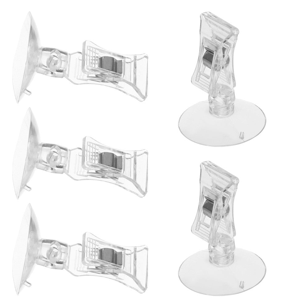 ya 25 5 Pcs Fish Tank Feeder Aquarium Suction Cup Clips Seaweed Holder Accessory