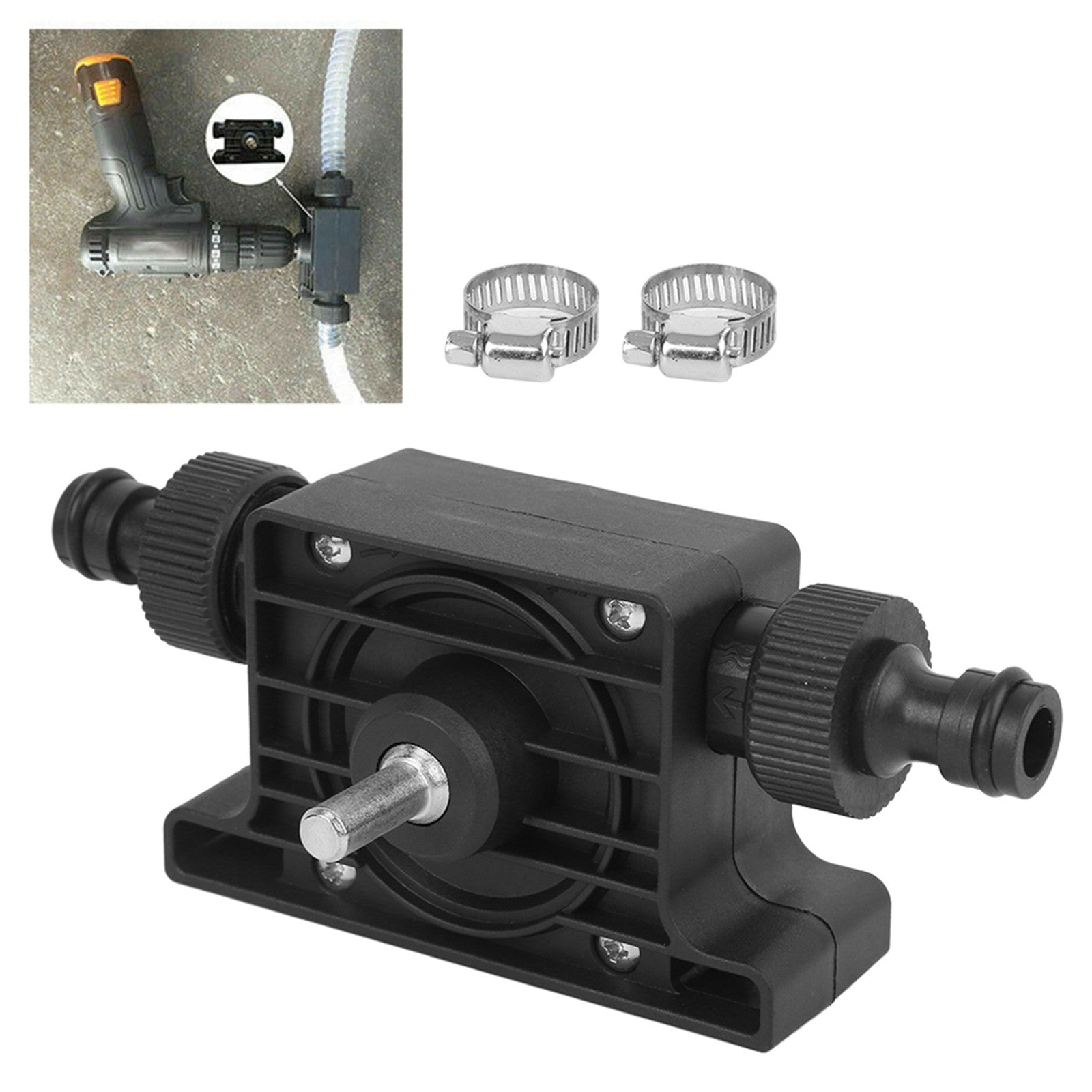 ya 25 Electric Drill Driven Type Pump Compact Water Oil Pump With 2pcs