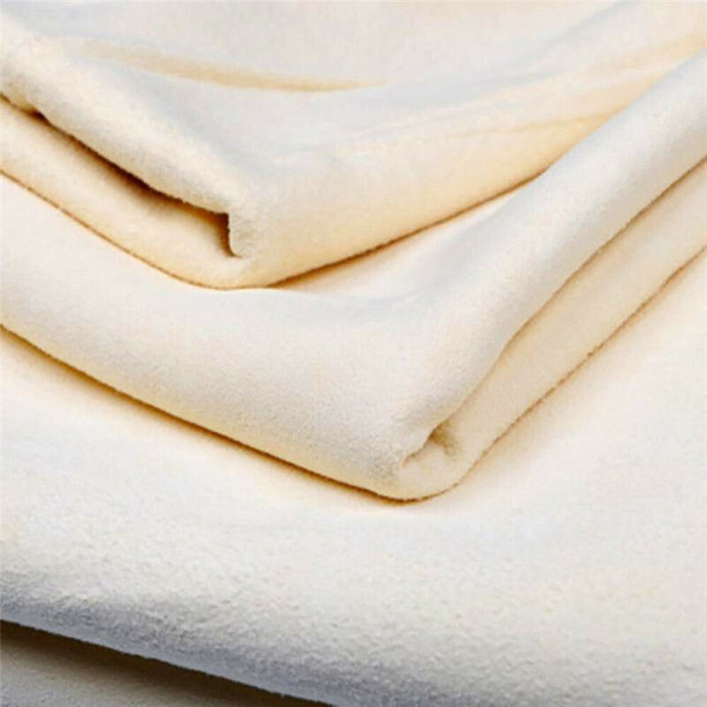 ya 5 8.7 1Pcs Natural Chamois Leather Car Dish Cleaning Drying Cloth Absorbent Wash