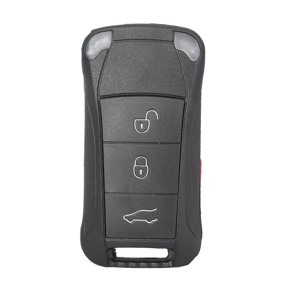 ya 10 5.28 Remote Key Shell Fob Case Cover 3 Buttons for Porsche for Cayenne 2003-2011 Car USA