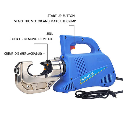 ya 25 CM-510D Plug-in Hydraulic Pliers 400 Square Crimping Pliers Copper Aluminum Nose