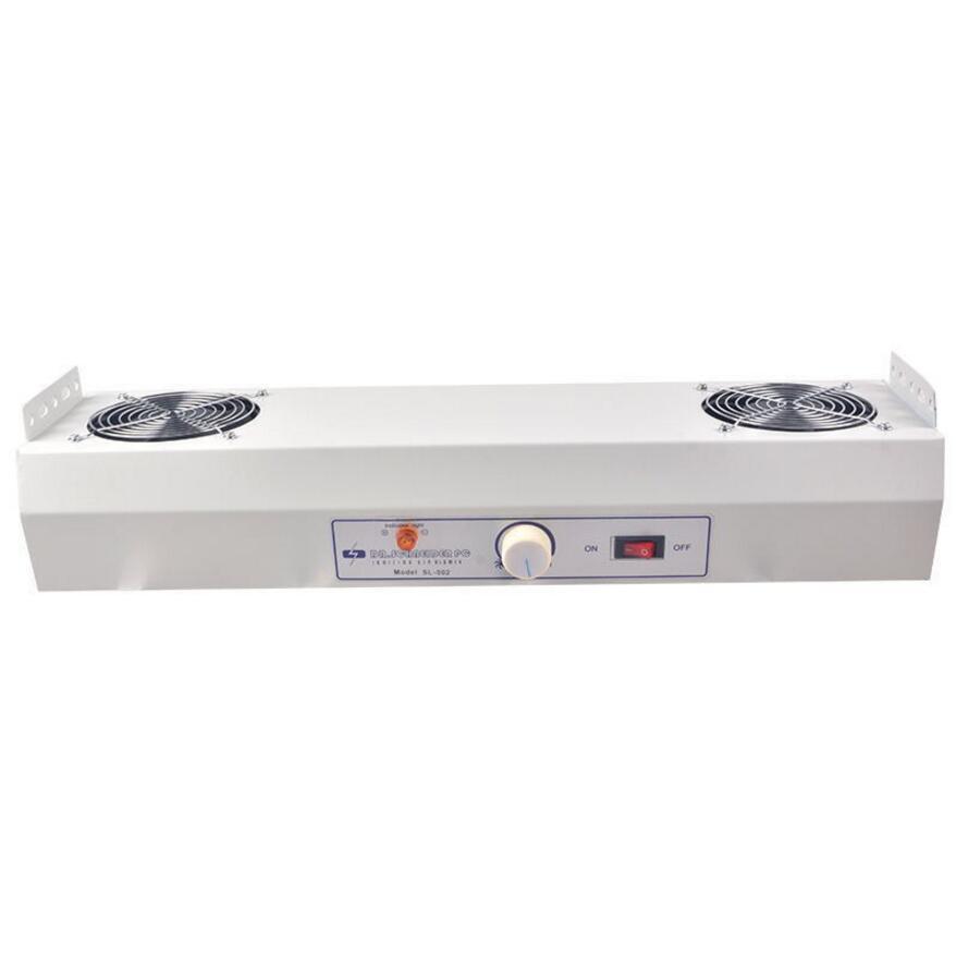 Overhead Ionizer Air Blower Industrial Two Fans Antistatic Cleanroom 110V 220V