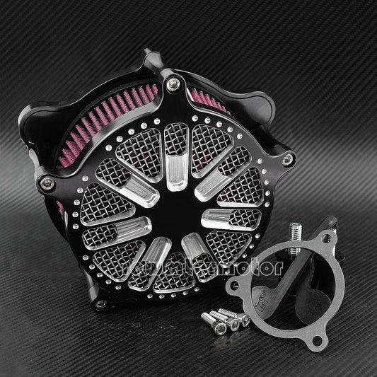 ya 8 5.26 Spray Style Air Filter Red Cleaner Intake Fit for Harley Touring 17-19 Softail