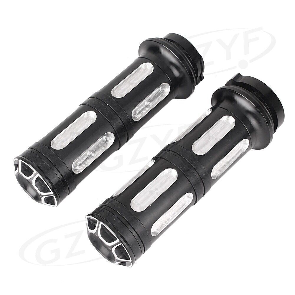 ya 5 8.7 2pcs Handle Bar Grips Fit for Harley VRSC XL XR Dyna Softail Touring 1996-2007