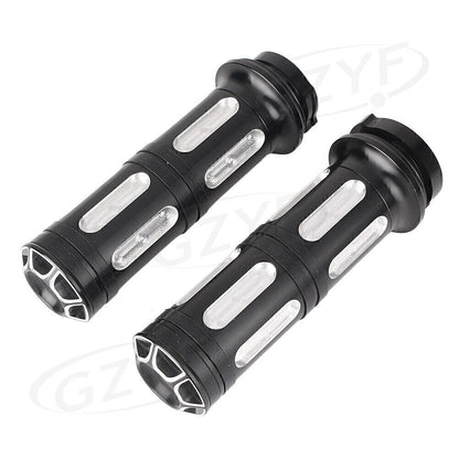 ya 5 8.7 2pcs Handle Bar Grips Fit for Harley VRSC XL XR Dyna Softail Touring 1996-2007