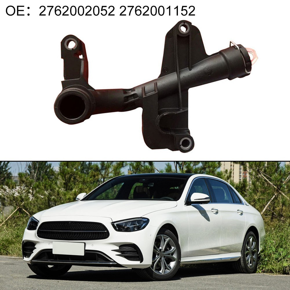 ya 5 8.7 Car Coolant Water Connector Pipe ABS Material Black A2762002052 Number