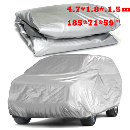 ya 5 8.7 WaterProof Full Car Cover For Outdoor Dust UV Ray Rain Resistant Fits Small Car