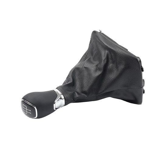 ya 11 6.5 Manual Gear Shift Knob With Boot Cover Case Fit for Skoda Octavia A5 A6 2004-2012