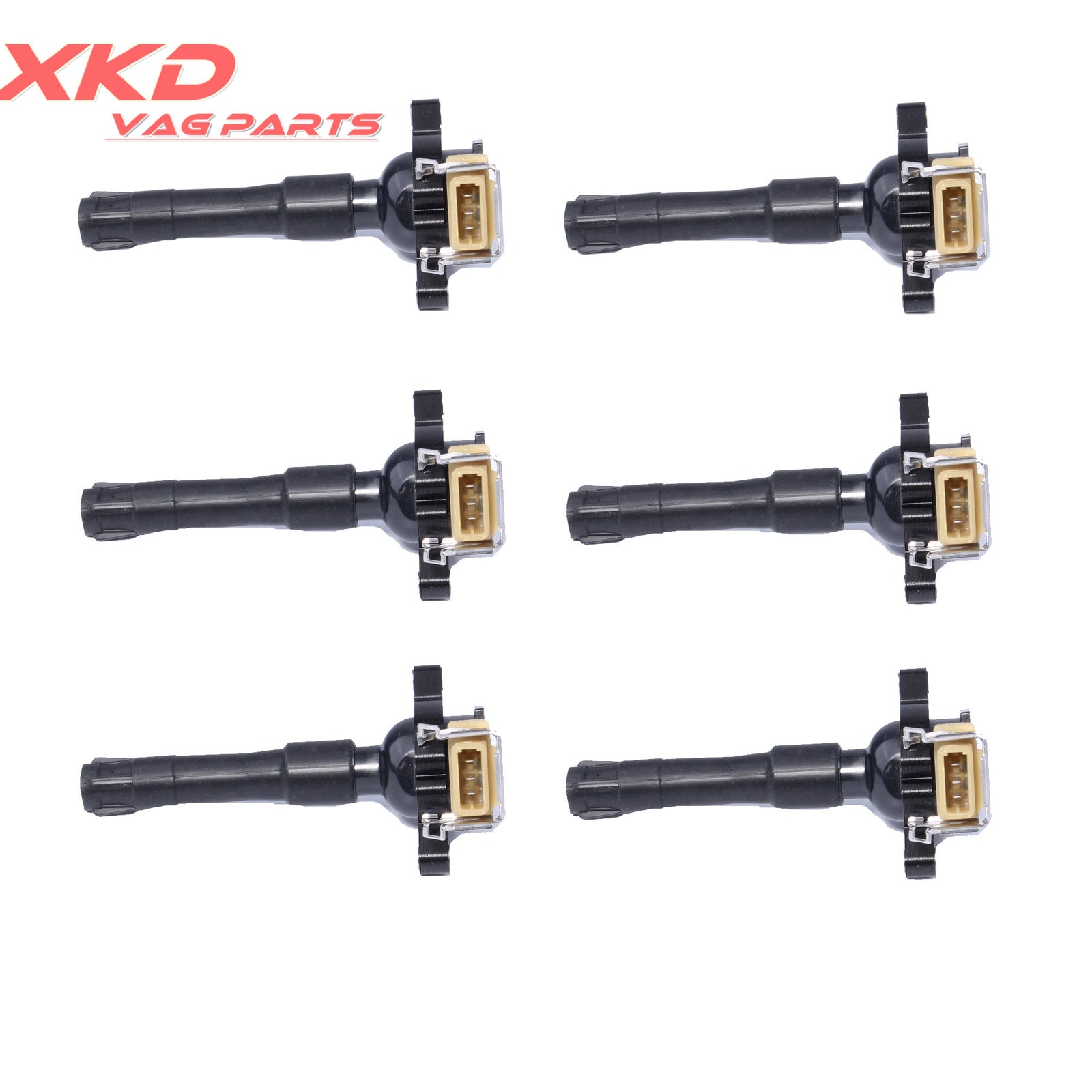 ya 5 8.7 6 Pcs Ignition Coil Set for BMW E36 E38 E39 E46 530i 840ci 740i 12131748018