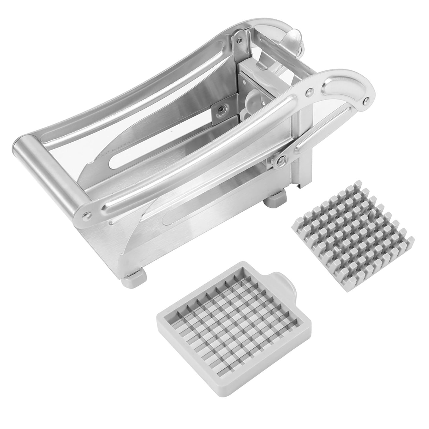 ya 26 ? Stainless Steel ench ies Grater Potato Chipper Chip Cutter Chopper Make