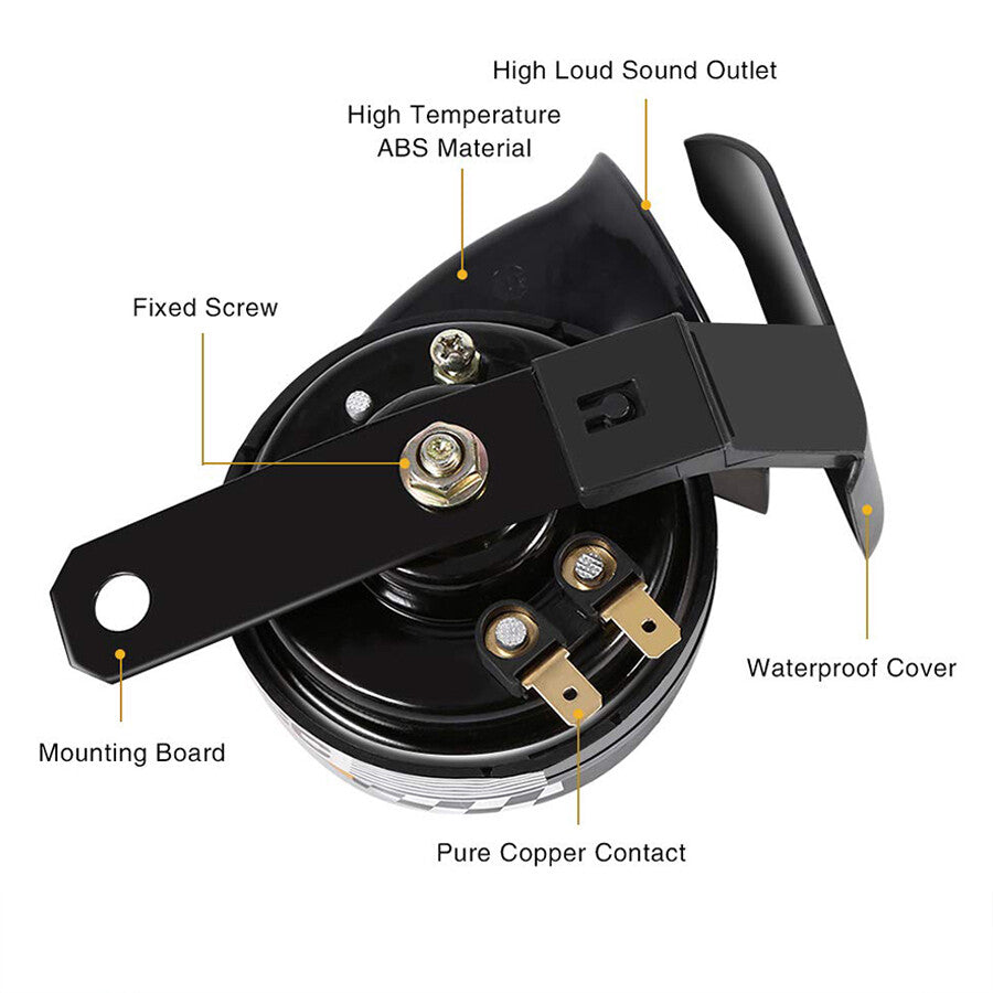 ya 5 8.7 Motorcycle Car Sky Train Speaker 12V 128dB for Yamaha Highway Star XV1700PC Warrior