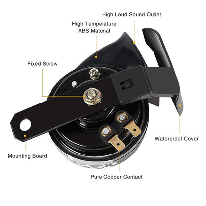 ya 5 8.7 Motorcycle Car Sky Train Speaker 12V 128dB for Yamaha Highway Star XV1700PC Warrior