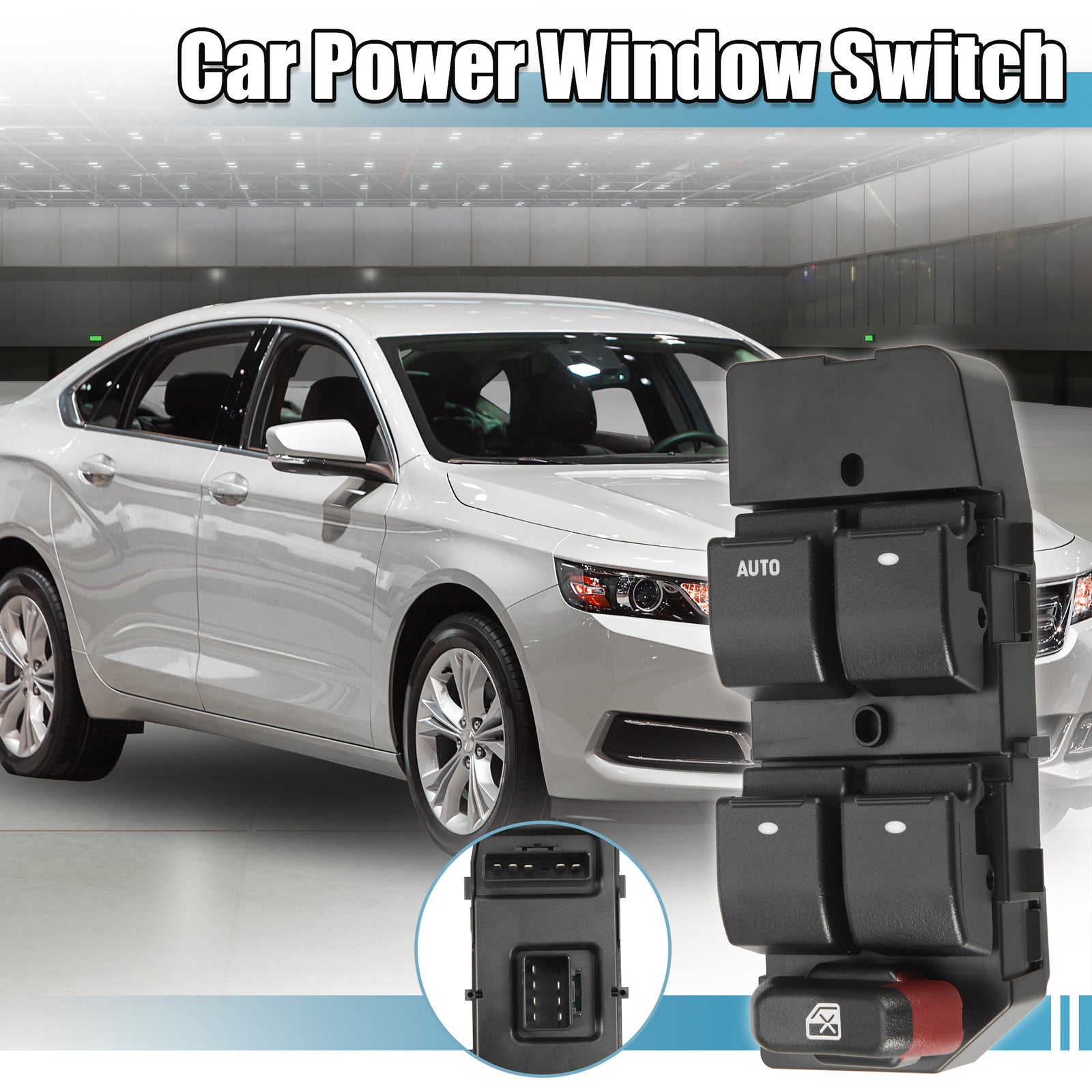 ya 1 8.5.3 Master Power Window Switch LH Left Driver Side Front for 06-08 for Chevy Impala 3.5L
