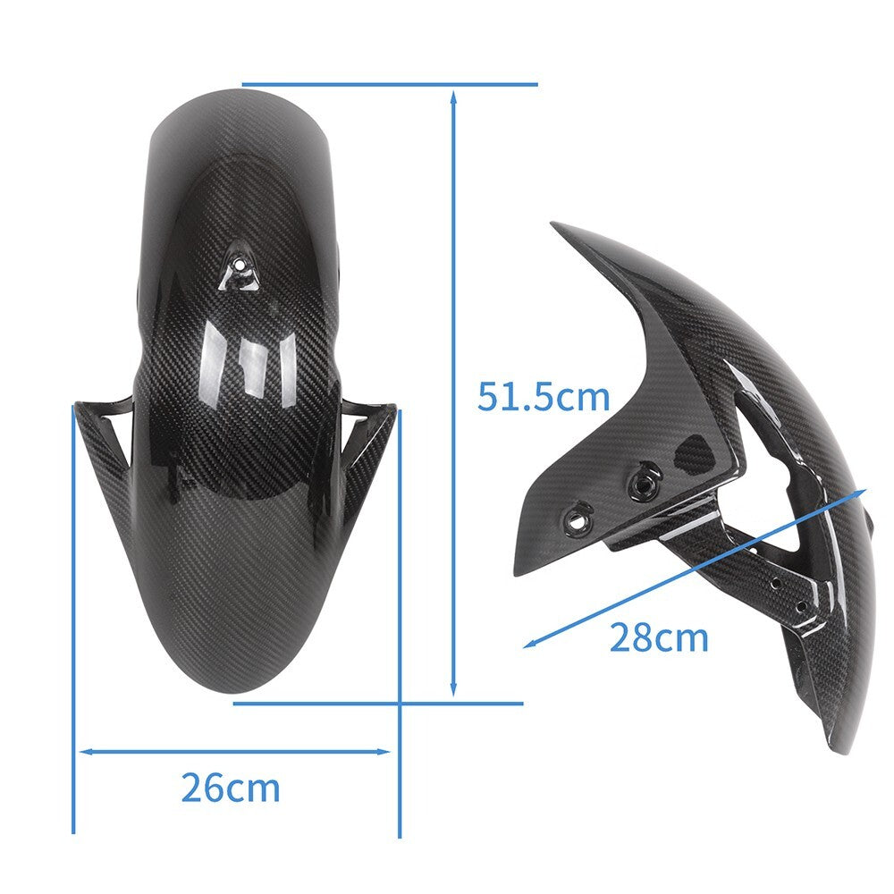 ya 5 8.7 100% Carbon Fiber Front Fender Protector for Yamaha R7 - Glossy