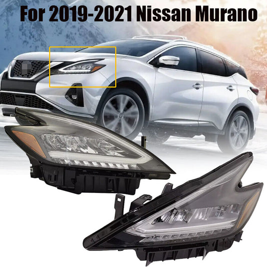 ya 11 10.28 Driver and Passenger For 2019 2020 2021 Murano PAIR All LED Head Light n