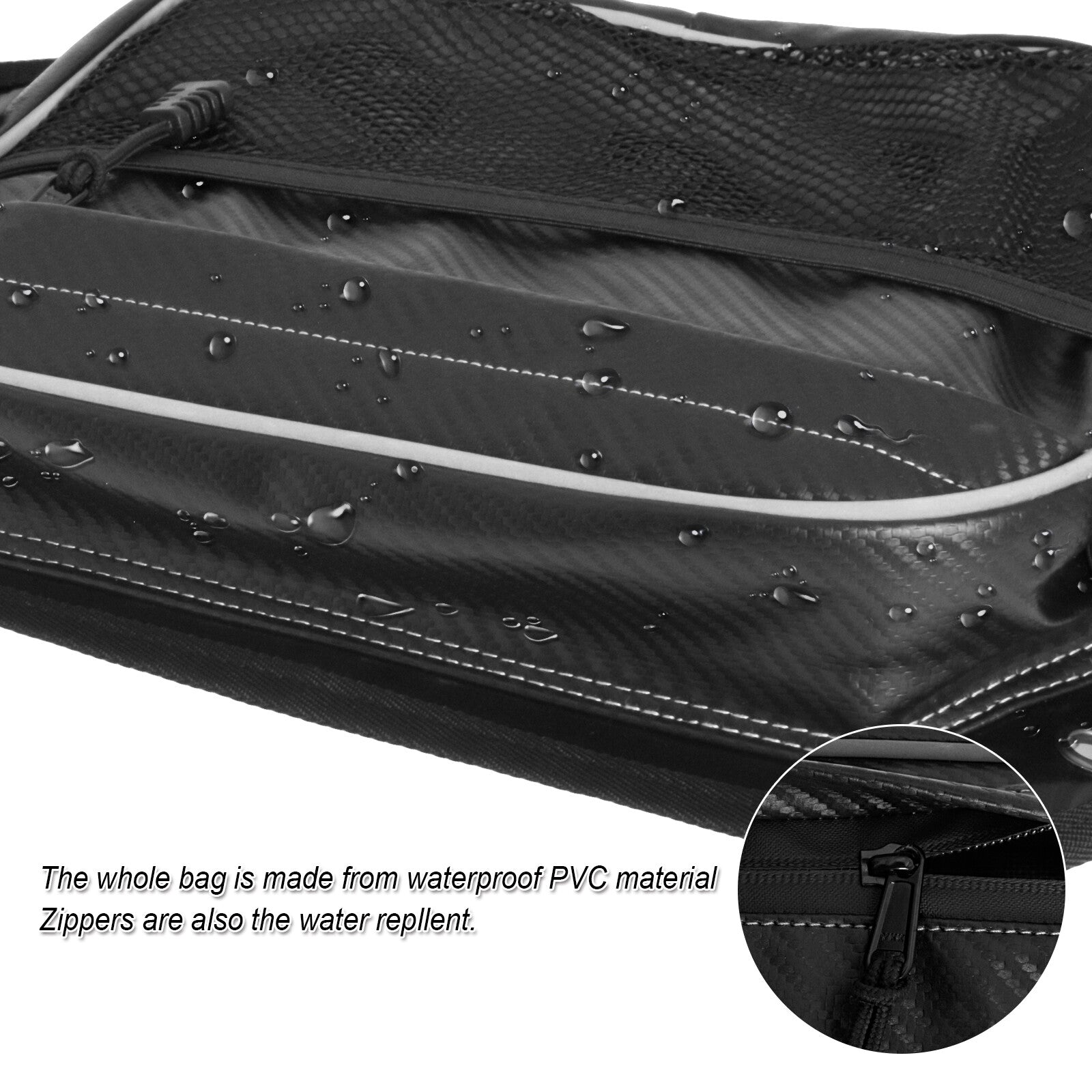 ya 5 8.7 UTV Front Side Storage Door Bags w/ Knee Pad for Polaris RZR XP 1000 900 Turbo S