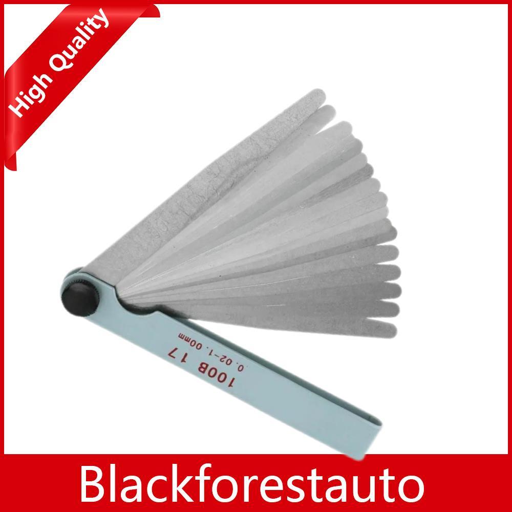ya 2 7.14 Blade Feeler Gauge Gap Filler 0.02-1mm Thickness Gage Measure Tool Silver Steel