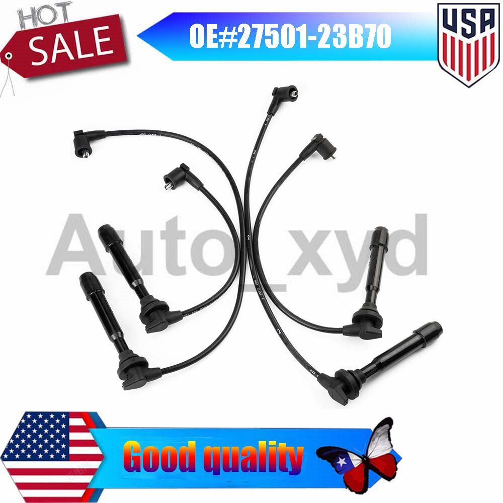 ya 6 6.13 4PCS 27501-23B70 Spark Plug Wire Set for Hyundai for Elantra TIBURON for Tucson for Kia SOUL