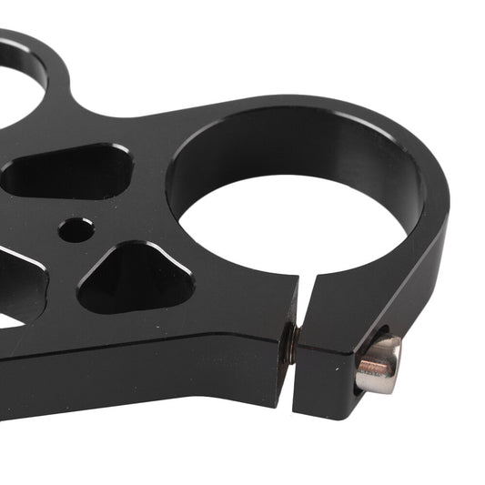 ya 1 7.8 Front Triple Tree End Upper Top Clamp Fits 2008-16 for Yamaha YZF R6 Black Aluminum