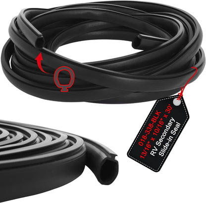 ya 5 8.7 018-338-BLK 30 Ft RV Slide Out Seal Secondary Seal Gasket Camper Travel Trailer