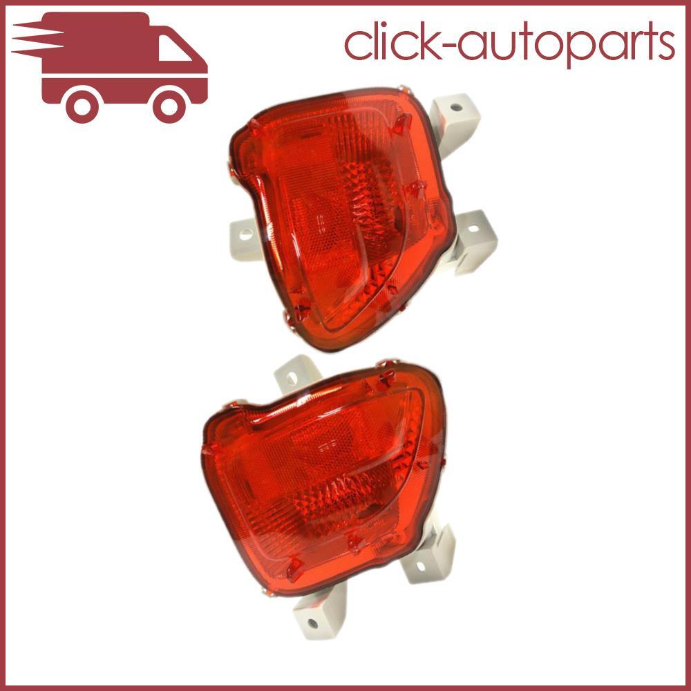 ya 13 5.27.2 Fits For RAV4 2005-2012 2Pcs Rear Left & Right Side Bumper Tail Fog Light