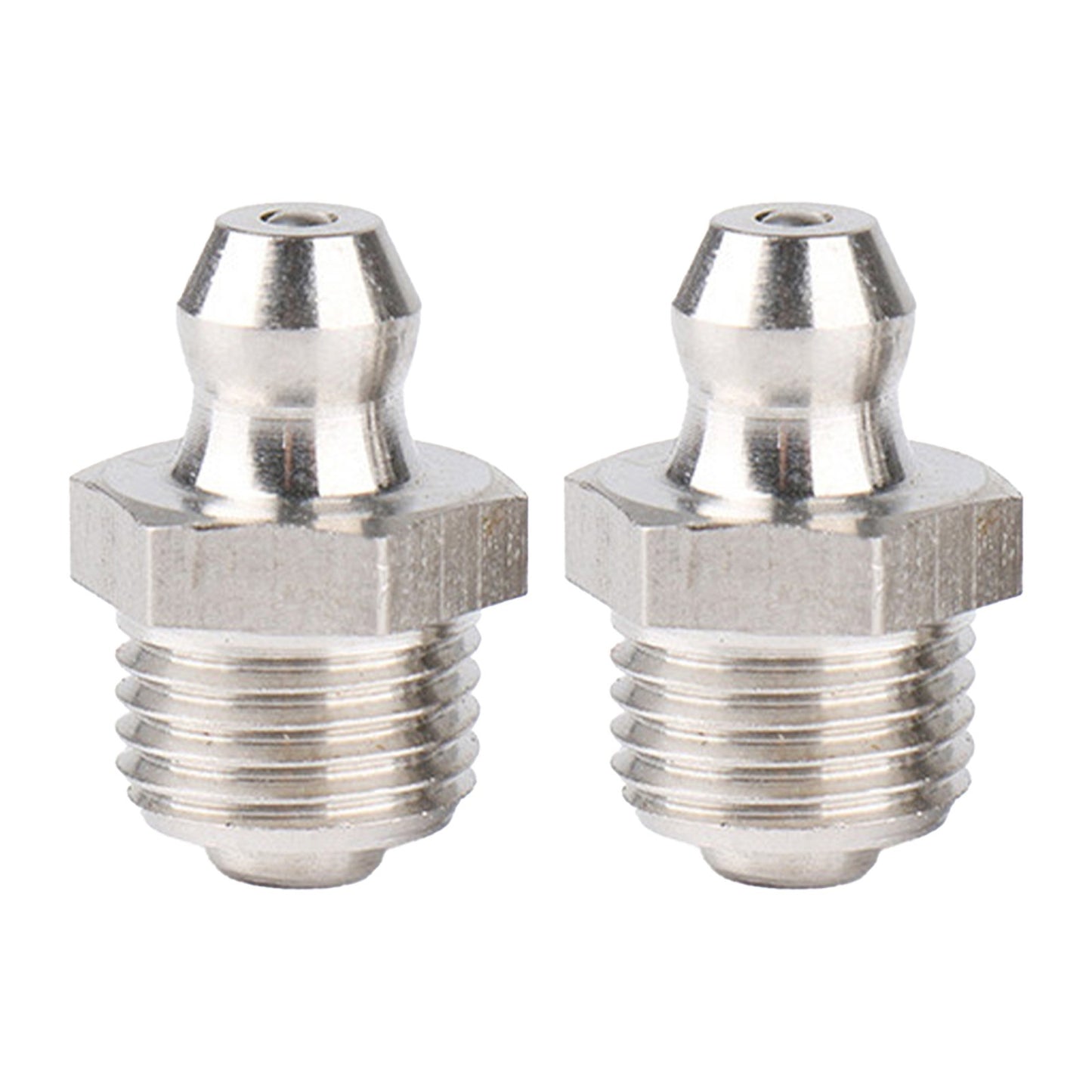 ya 16 M10*1 Grease Nipple Straight Grease Nipple Pack Fo 2 For Motorcycle Car