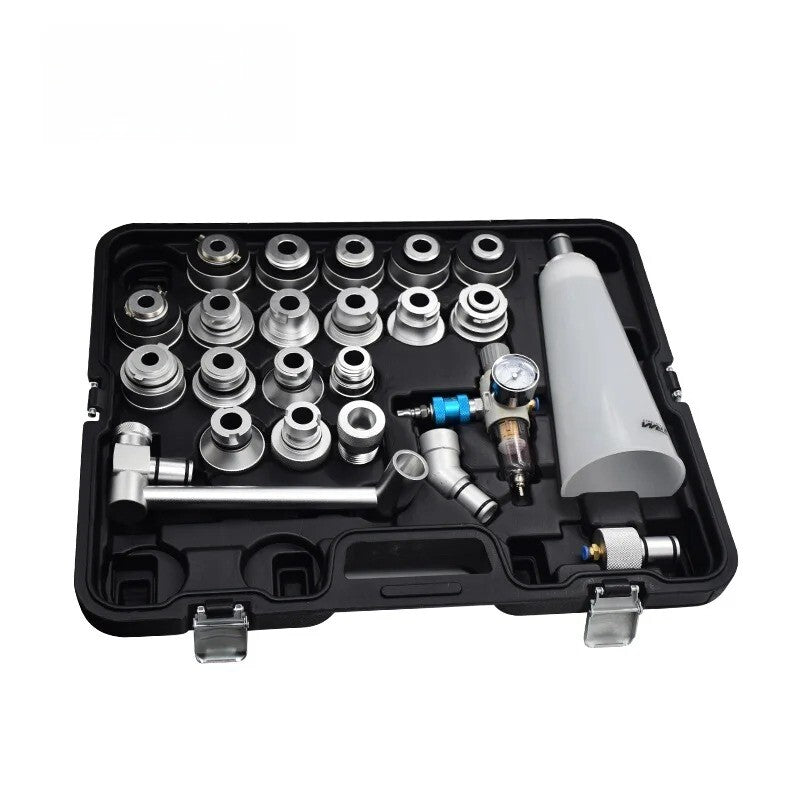 ya 26 Auto Repair Tools 24pcs Alu um Oil Filler Funnel Set Alloy Material