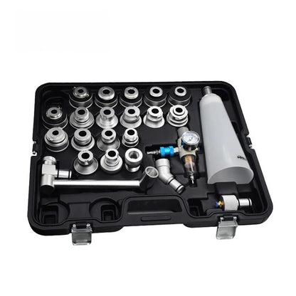 ya 26 Auto Repair Tools 24pcs Alu um Oil Filler Funnel Set Alloy Material