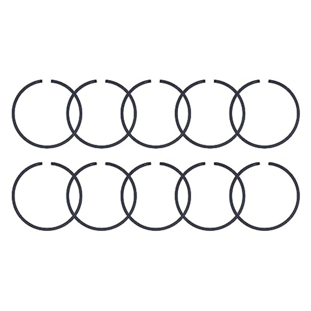 ya 17 Compatibility Set of Ten Piston Rings at 46mm for Various Chainsaw Models