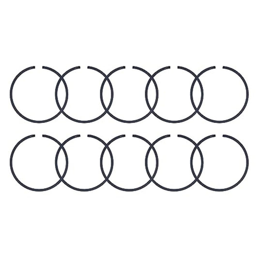 ya 17 Compatibility Set of Ten Piston Rings at 46mm for Various Chainsaw Models