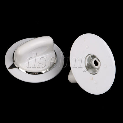ya 26 4 Pieces Dryer Timer Control Knobs Replacement for GE WE01X20374 3276177 White