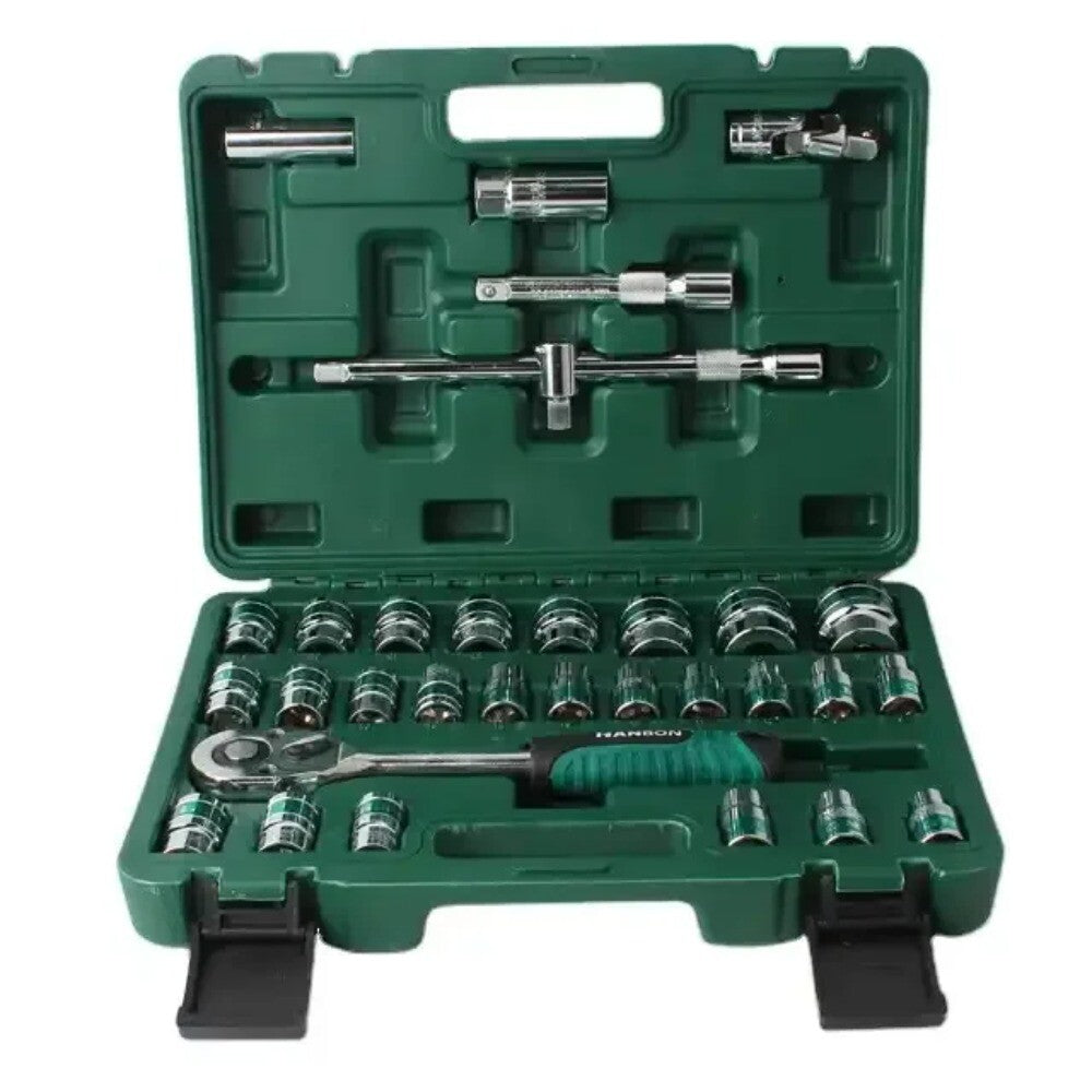 ya 26 32pcs of Household Tool Kit Set Hardware Tools Sockets Set Car Repair Tool