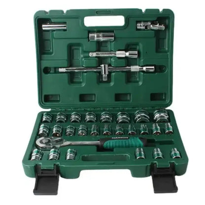 ya 26 32pcs of Household Tool Kit Set Hardware Tools Sockets Set Car Repair Tool