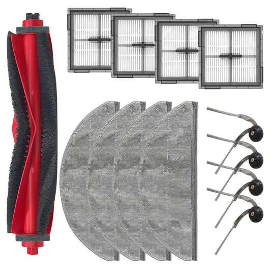 ya 25 For Q10 Q8 Max Pro Replacement Side Brush Filter Mop Cloth Set