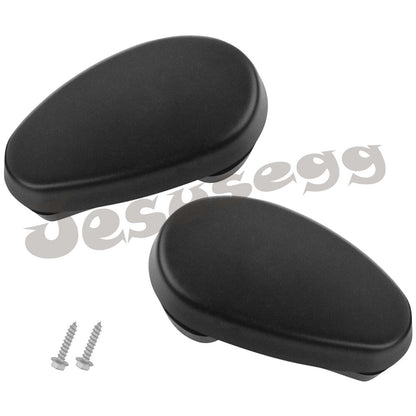 ya 1 8.25.2 shuiyin Tubular Side Steps Bars End Caps Set For 2009-2010 for Dodge for Ram 2011-16 68044463AB