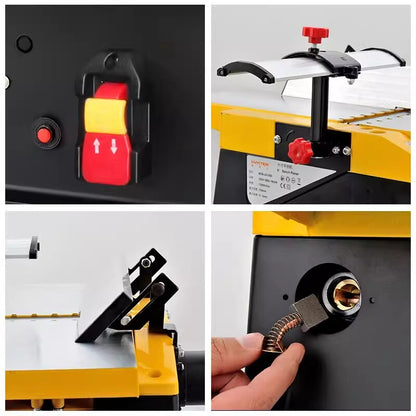 ya 25 Multifunctio l Woodworking Planer Table-type Woodworking Planer Small Planer