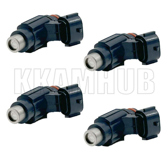 ya 3 6.23 4-Pack Fuel Injector 490330013 for Kawasaki Motorcycle 2008 Z750-ZR750L8F