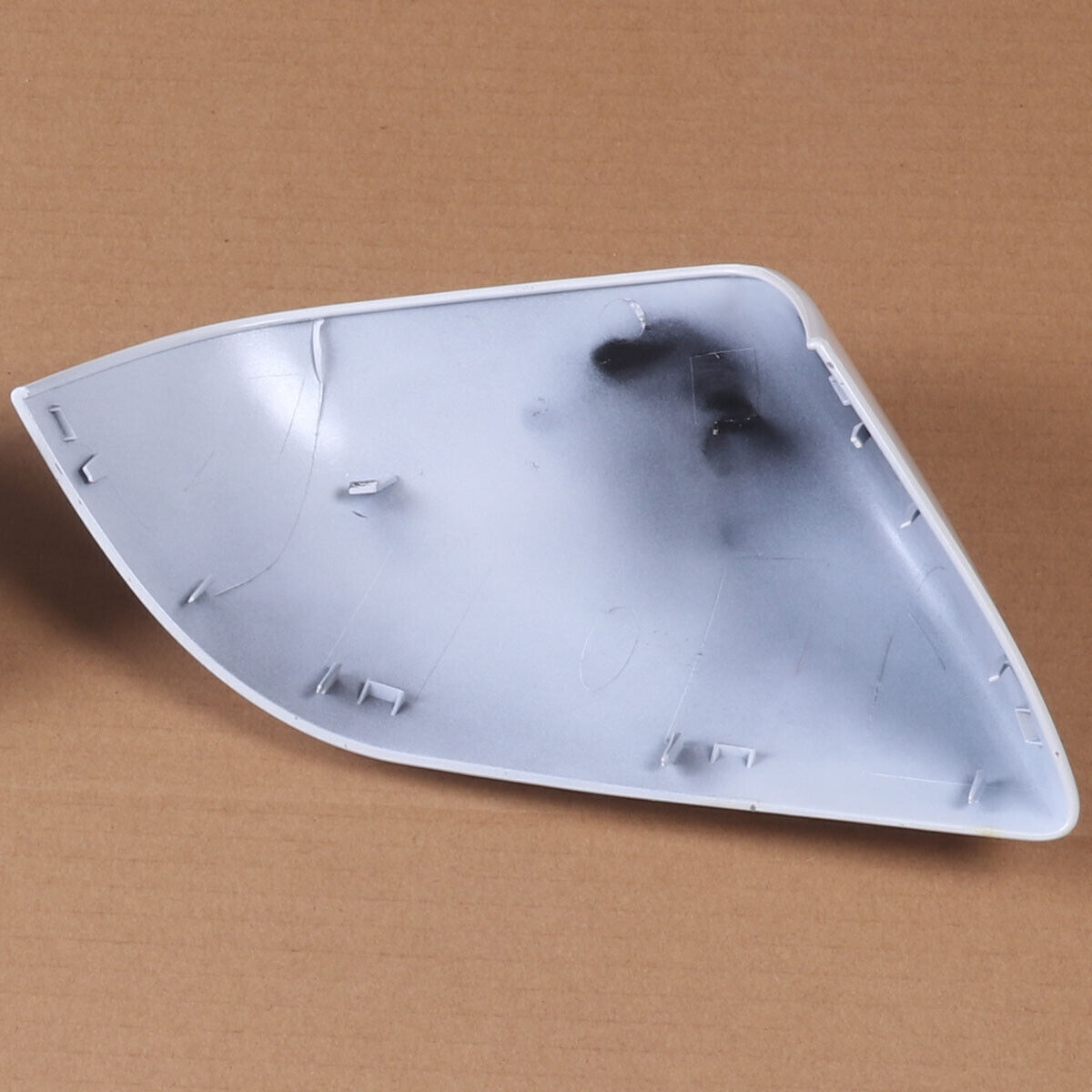 ya 1 8.5.1 Left exterior mirror cover white skull cap fits 2017 - 2019 for Model 3