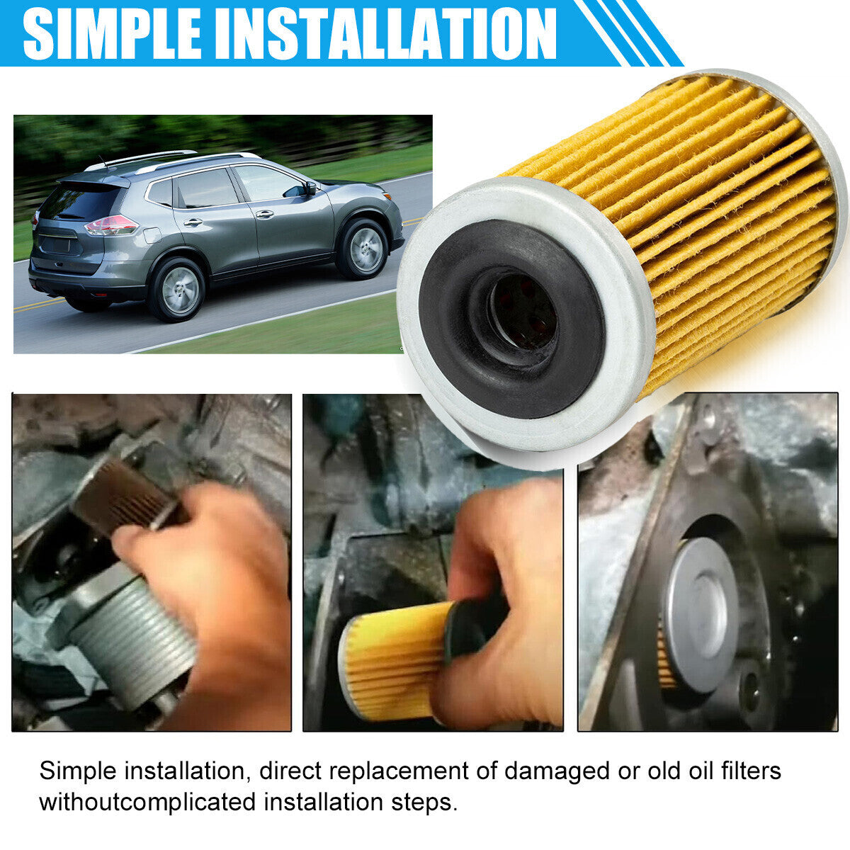 ya 5 8.7 1PC 31726-3JX0A Transmission Filter for Nissan Sentra Rogue Versa 2012-2021 New