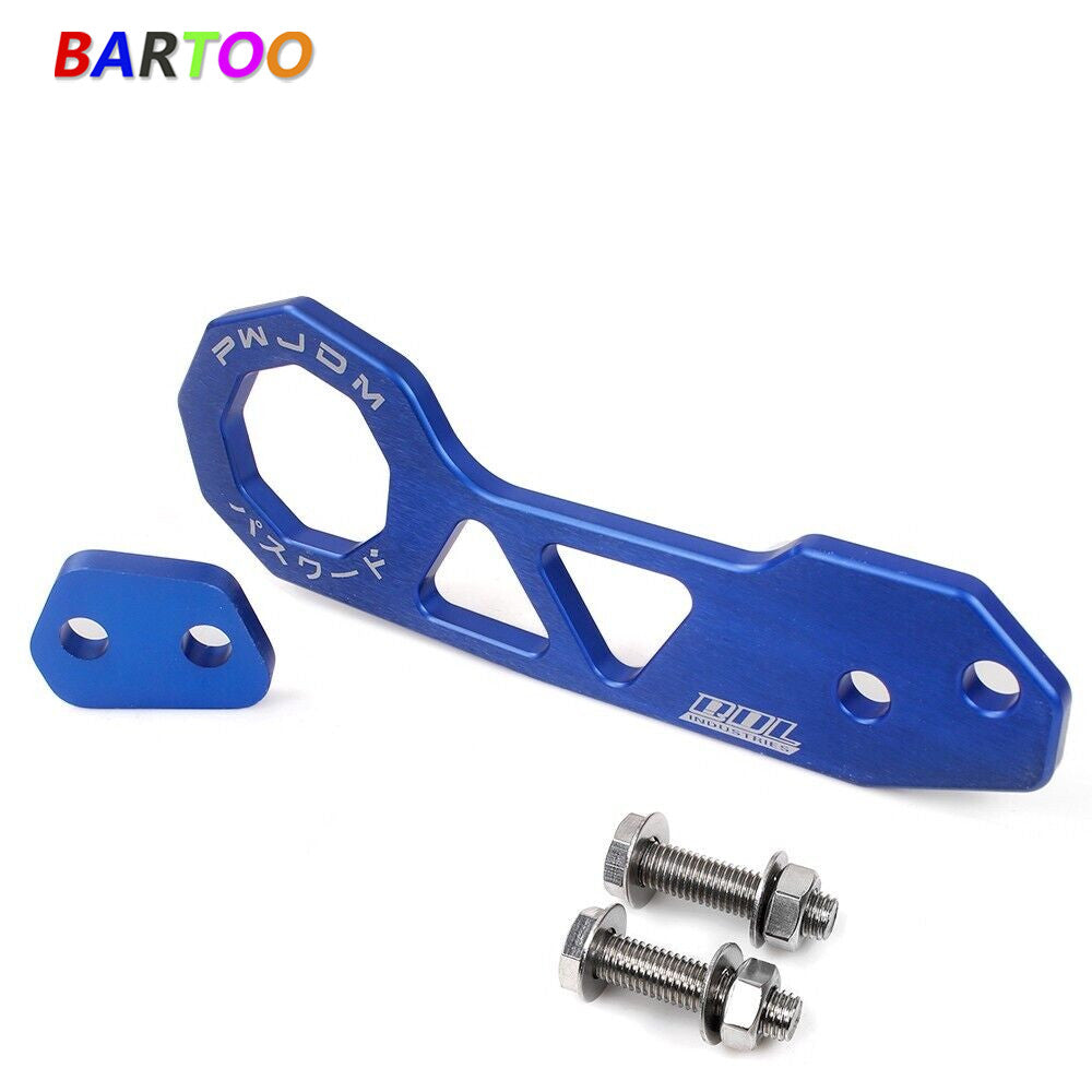 ya 2 6.26.2 Universal JDM Aluminum Racing Car Rear Tow Hook Trailer Ring