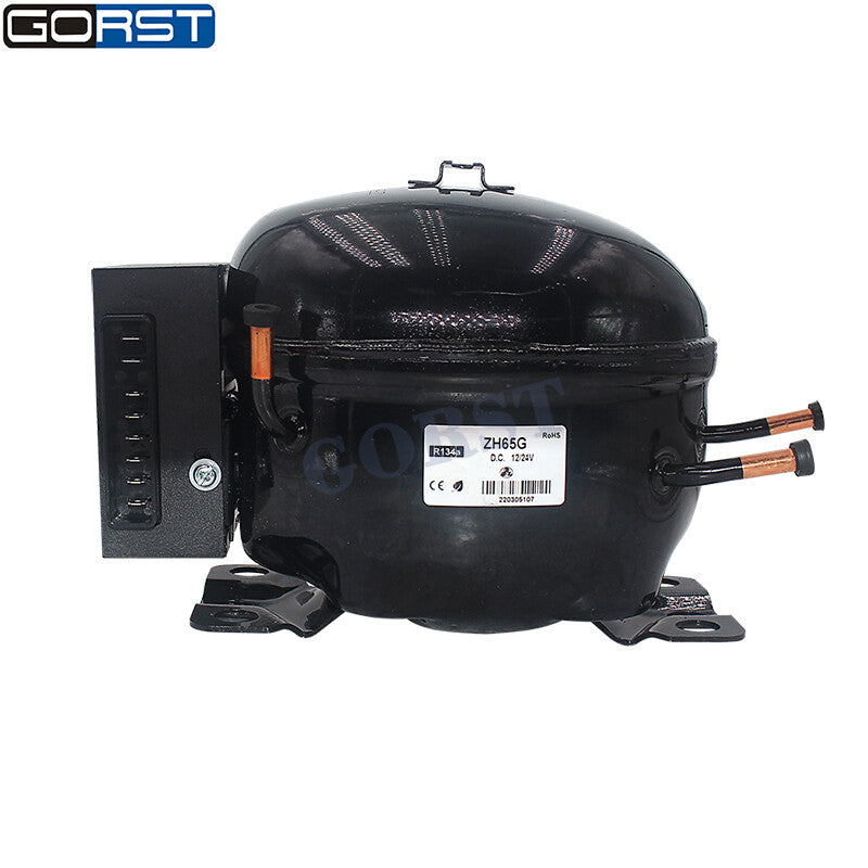 ya 5 8.7 12V 24V DC Car Refrigeration Air Compressor Fridge zer Marine R134a ZH65G